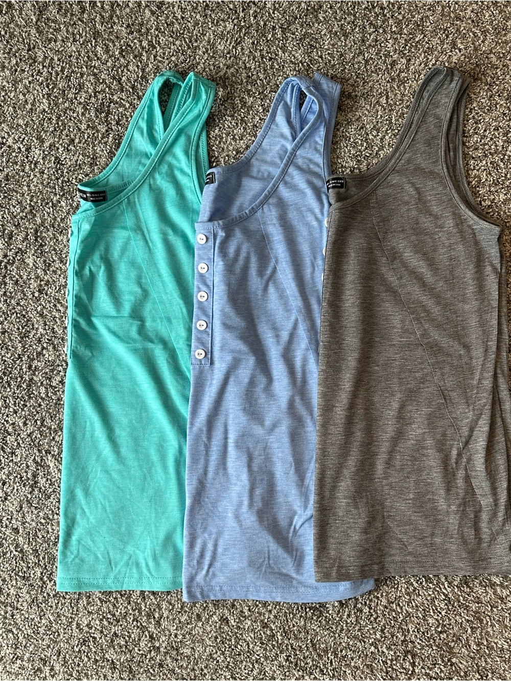 SHEIN Women’s Tank Tops - set of 3 - NWOT